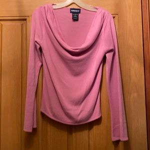 Drape neck sweater